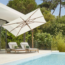 Load image into Gallery viewer, Carectere JCP-301 3m x 3m Square Cantilever Parasol with Wheeled Parasol Base
