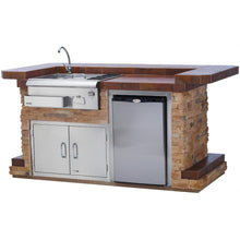Load image into Gallery viewer, BULL Outdoor Kitchen 76cm Bar Caddy Built in Bar Centre with Sink
