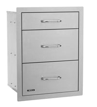 Load image into Gallery viewer, Bull Built in Outdoor Kitchen Triple Drawer Stainless Steel 304 Cabinet 58110
