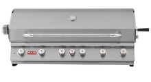 Load image into Gallery viewer, BULL Diablo 6 Burner Built in Natural Gas BBQ Grill Head with Rotissierie and cover
