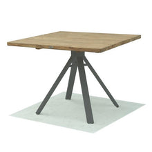 Load image into Gallery viewer, Skyline Design Alaska Square 100 x 100 With Teak Table Top
