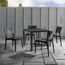 Load image into Gallery viewer, Vermont Black polypropylene Four Seat Square Dining Set - Indoor or Outdoor
