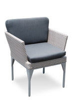 Load image into Gallery viewer, Brafta Silver Walnut Rattan Outdoor Commercial Grade Dining Chair
