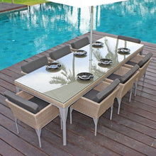 Load image into Gallery viewer, Skyline Design Brafta Rattan Rectangular Garden Dining Table 280 x 100
