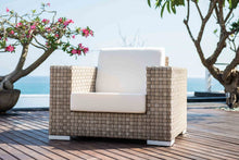 Load image into Gallery viewer, Skyline Design Brando Four Seat Rattan Garden Sofa Set with Rattan finish options

