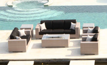 Load image into Gallery viewer, Skyline Design Brando Four Seat Rattan Garden Sofa Set with Rattan finish options
