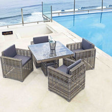 Load image into Gallery viewer, Castries Rattan Four Seat Garden Dining Set

