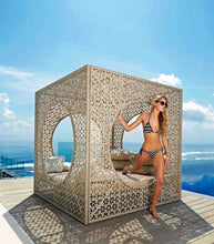 Load image into Gallery viewer, Skyline Design Rattan The Cube Garden Daybed
