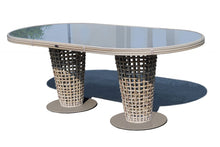 Load image into Gallery viewer, Skyline Design Dynasty Oval 6/8  Seat Kubu Rattan Garden Dining Table
