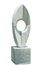 Load image into Gallery viewer, Eclipse Stone Sculpture With Plinth
