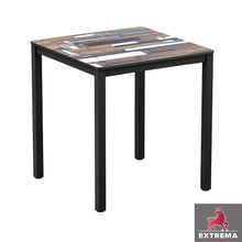 Load image into Gallery viewer, Cuba Four Seat Square Contract Dining Set With Extrema Driftwood Top- Indoor or Outdoor
