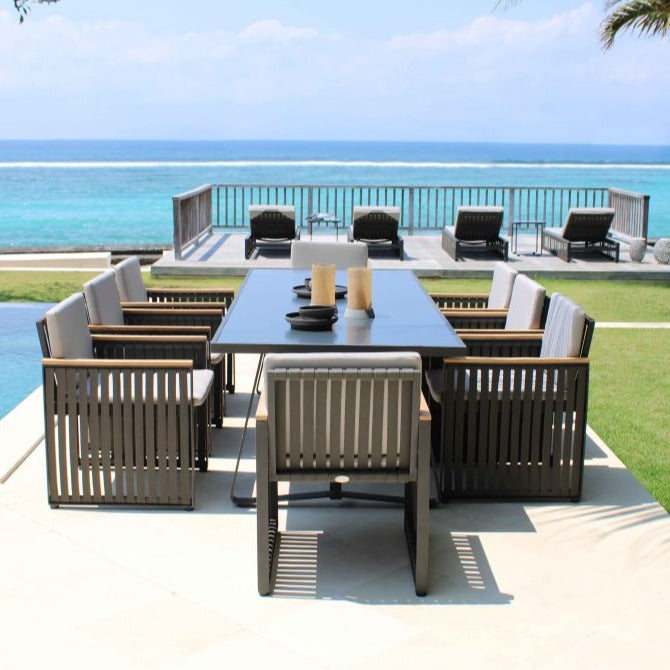 Skyline Design Horizon Six Seat Rectangular Garden Dining Set - Table Choice