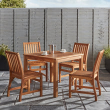 Load image into Gallery viewer, Harding Wooden Four seat outdoor Commercial Dining Set
