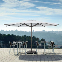 Load image into Gallery viewer, Carectere JCP-202 4.5m Octagonal Large Centre Pole Parasol with Wheeled Parasol Base
