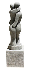 Load image into Gallery viewer, Lovers Stone Sculpture With Plinth
