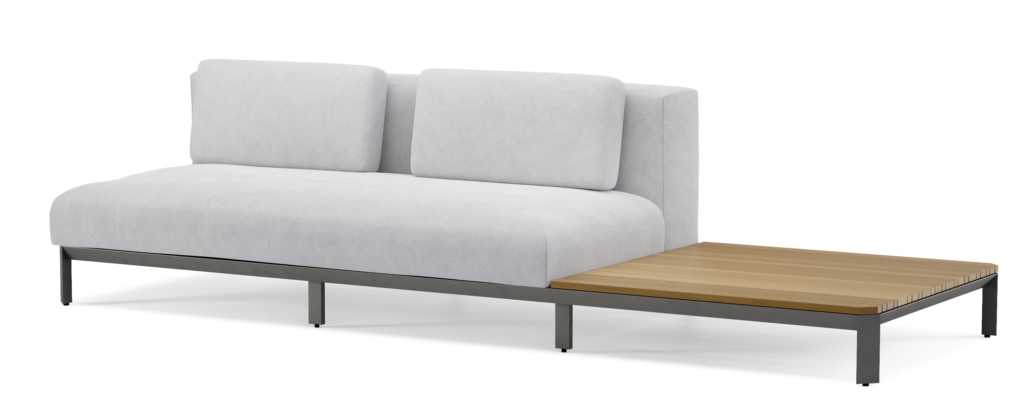 Skyline Design Mauroo Modular Left Love seat and Table Sofa- Colour Options