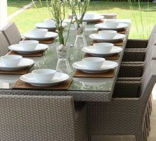 Load image into Gallery viewer, Metz Silver Walnut Rattan Outdoor Commercial Grade Dining Chair
