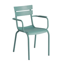 Load image into Gallery viewer, Devon Aluminum Commercial Metal Dining Armchair - Indoor and outdoor SET of TWO
