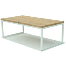 Load image into Gallery viewer, Skyline Design Nautic Rectangular 120x 60cm Coffee Table With Teak Table Top

