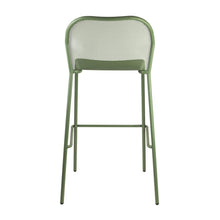 Load image into Gallery viewer, Lisbon Metal Outdoor commercial High Bar Chair Olive Set of Two
