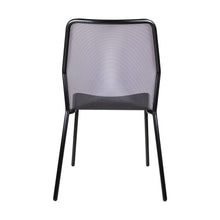 Load image into Gallery viewer, Lisbon Metal Outdoor commercial DIning Side Chair Black Set of Two
