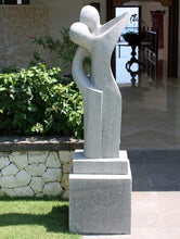 Load image into Gallery viewer, New Romantic Stone Sculpture With Plinth
