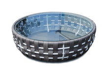 Load image into Gallery viewer, Skyline Design Strips Round Rattan Coffee Table
