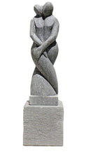 Load image into Gallery viewer, Tango Stone Sculpture With Plinth
