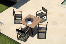 Load image into Gallery viewer, Venice Carbon Outdoor Rattan Commercial Grade Dining Chair
