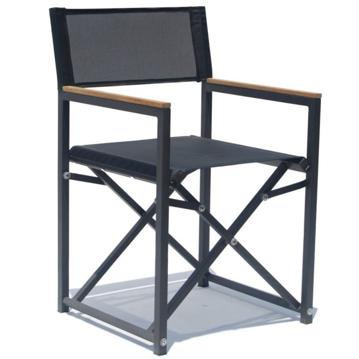 Venice Carbon Outdoor Rattan Commercial Grade Dining Chair