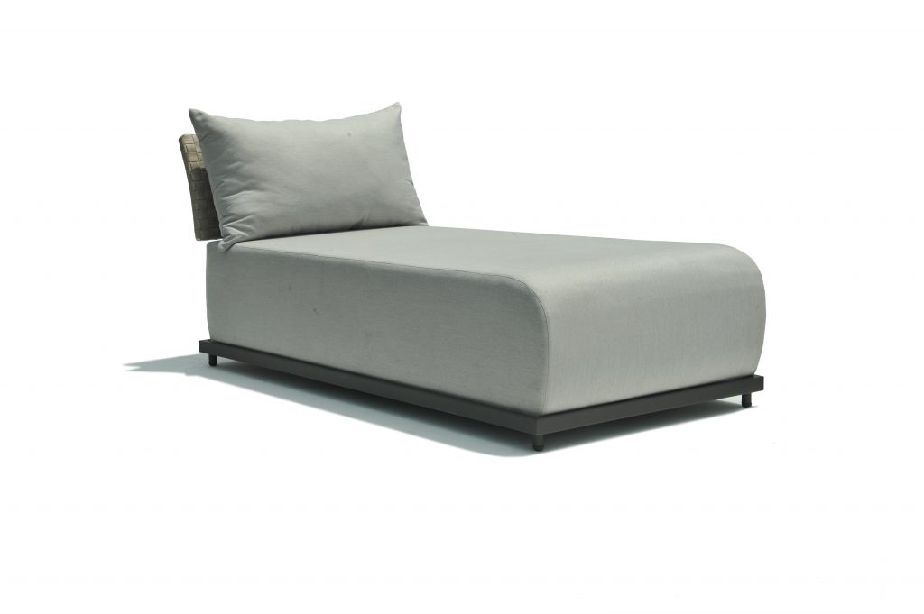 Skyline Design Windsor Modular Chaise Lounger with Choice of Finish