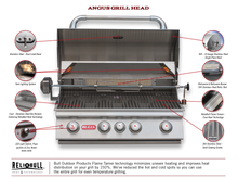 Load image into Gallery viewer, BULL ANGUS 5 Burner Built in Natural Gas Grill Head with Rotisserie and Free Cover
