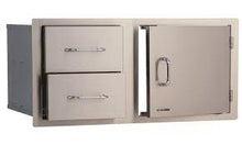 Load image into Gallery viewer, BULL Outdoor Kitchen Stainless Steel 97cm Door and Double Drawer Built in Component
