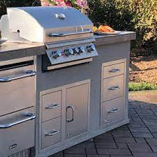 Load image into Gallery viewer, Bull Built in Outdoor Kitchen Triple Drawer Stainless Steel 304 Cabinet 58110
