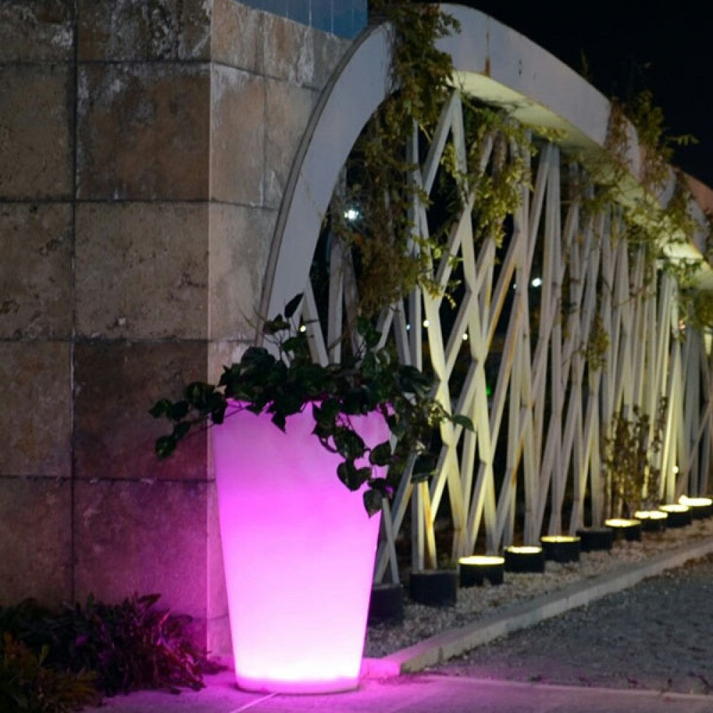 Outdoor LED Light up Tower Garden Planters
